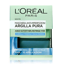 Carica l&#39;immagine nel visualizzatore di Gallery, L&#39;Oréal Paris Maschera per il Viso Argilla Pura Confezione Singola - Ilgrandebazar