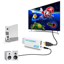 Carica l&#39;immagine nel visualizzatore di Gallery, Convertitore Da Wii A HDMI,GANA Adattatore da a HDMI Video di Bianco