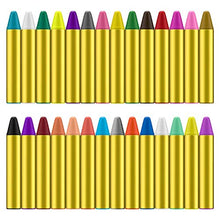 Carica l&#39;immagine nel visualizzatore di Gallery, JamBer 28 Colori Face Paint, pastelli matite da Trucco sicure e 28colore - Ilgrandebazar