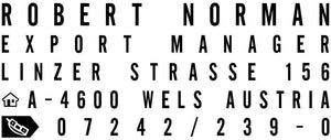 Trodat 4913 Printy - Timbro 4911, 4912, 4926, 4927,4931, Black - Ilgrandebazar