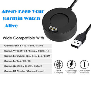 KIMILAR Caricatore compatibile Garmin Vivoactive 3 / 3 Music / 4 / 4S,... - Ilgrandebazar
