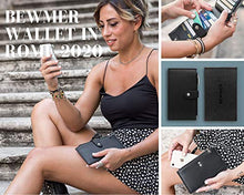 Carica l'immagine nel visualizzatore di Gallery, Bewmer Portafoglio Donna Pelle Novità 2019 Porta Carte Di Credito Black - Ilgrandebazar