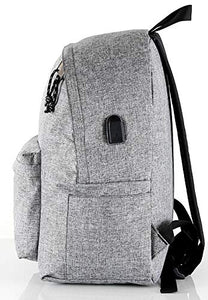 Leonardo Zaino Casual Classico con Lucchetto, Imbottito per Tablet, Nero
