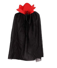 Carica l'immagine nel visualizzatore di Gallery, Mantello Vampiro Per Bambino Con Collo Alto Halloween Da 5-7 Anni Mantello... - Ilgrandebazar