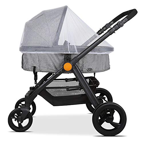 LEMESO Zanzariera Passeggino Universale per Carrozzina, Seggiolino Auto, S
