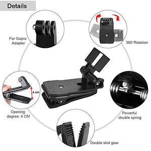 RMENOOR Backpack Hat Clip Osmo Pocket Mount Tripod for DJI...