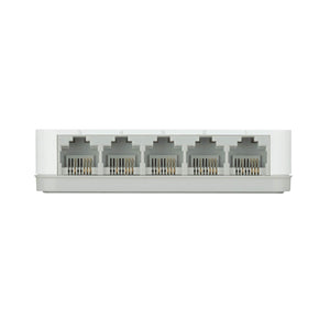 D-Link GO-SW-5E Switch Desktop, 5 Porte RJ45 Fast Ethernet 5 Porte, Bianco - Ilgrandebazar