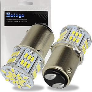 Safego 2x Lampadine LED 1157 BAY15D per Auto Moto Fanalini Direzionali Luce...