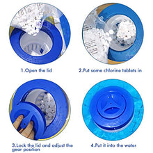 Carica l&#39;immagine nel visualizzatore di Gallery, RenFox Dispenser Chimico, Dosatore di Cloro Galleggiante con Sfiati di...