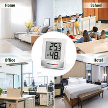 Carica l'immagine nel visualizzatore di Gallery, ThermoPro TP49 Mini Igrometro Termometro Digitale Termoigrometro da Interno per Casa Monitor di Temperatura e umidità per Ambienti con Livello di Comfort, Bianco