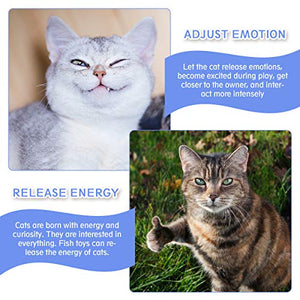 LIUMY Catnip Giocattoli per Gatti, Elettrici Pesci,gioco...