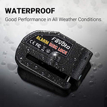 Carica l&#39;immagine nel visualizzatore di Gallery, Favoto Lucchetto Antifurto Moto Bloccadisco con Allarme Sonoro 110dB... - Ilgrandebazar