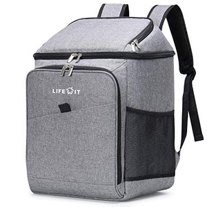 Zaino Termico Da Uomo Con Portapranzo 6 Litri - 40L, Scomparto Laptop, Antifurto, Impermeabile, Per Lavoro, Scuola, Picnic, Escursioni