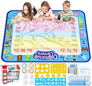 Jasonwell Acqua Doodle Tappeto Colorabile Magico Bambini 100*80cm Acqua... - Ilgrandebazar
