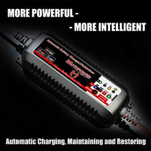 Carica l'immagine nel visualizzatore di Gallery, MOTOPOWER MP00207 6V / 12V 4AMP Caricabatterie Intelligente Completamente Automatico con modalità di Recupero della Batteria