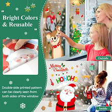 Carica l&#39;immagine nel visualizzatore di Gallery, Multper 116 Pezzi Vetrofanie Natalizie per Finestre, Decorazioni Natalizie, Rimovibile Adesivi Natalizi, Adesivi Natale Riutilizzabili, DIY Addobbi Natalizi, Renna, Babbo Natale, Fiocco di Neve