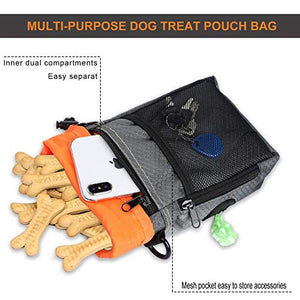OCSOSO Dog Training Pouch bag borsa a tracolla riflettente fischietto...