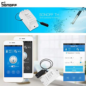 Docooler, telecomando Sonoff TH10 WiFi Smart Temp.Control, impermeabile - Ilgrandebazar