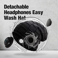 Carica l'immagine nel visualizzatore di Gallery, Loowoko Cappello Bluetooth Uomo Donna,Idee Regalo Natale Invernali,Berretto Bluetooth 5.1 Musica Cappello con Cuffie Stereo e Microfono Viva Voce,Cappello Invernale per Gli Sport all'Aria
