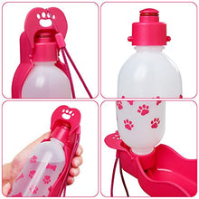 Carica l&#39;immagine nel visualizzatore di Gallery, Anpetbest Dispenser d&#39;Acqua per Cani distributore acqua 11 oz(325ML), Rosa