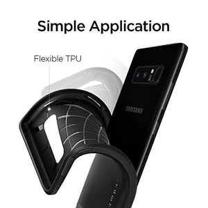 Spigen 587CS22061 - Custodia per Samsung Galaxy Note 8, Nero, 6.3" Matte Black - Ilgrandebazar