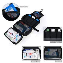 Carica l&#39;immagine nel visualizzatore di Gallery, Beauty Case da Viaggio impermeabile, Boic Borsa Toilette Appendibile Nero