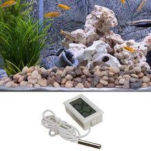 Carica l'immagine nel visualizzatore di Gallery, ARCELI Termometro digitale LCD Monitoraggio della temperatura con sonda esterna per frigorifero Frigorifero congelatore Acquario - Bianco