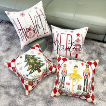 Carica l&#39;immagine nel visualizzatore di Gallery, ARNTY Natale Federe Cuscini Divano 45x45, Natale Federe Cuscino,Cuscini Natalizi,Copricuscini Divano Set di 4 Fodere Cuscini Moderna Federe Decorative Camera da Letto Divano Cuscino per Esterno