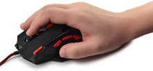 Carica l'immagine nel visualizzatore di Gallery, ZELOTES T90 Mouse da Gioco, ad Alta Precisione 9200 DPI Mouse Gaming con Design di 8 Pulsanti ,Cartucce di Peso Regolabile per PC Laptop Computer Notebook,Nero