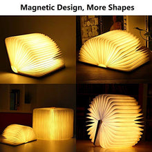 Carica l&#39;immagine nel visualizzatore di Gallery, Yuanj Lampada Libro USB Ricaricabile, a Forma di Libro, Luce LED di... - Ilgrandebazar