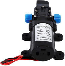 Carica l&#39;immagine nel visualizzatore di Gallery, Pompa giardino Acqua DC 12V pompa autoadescante Alta Pressione membrana ad per Autolavaggio 115psi 5lpm Membrana Autoadescante Pompa Acqua per Camper Campeggio Barca Giardino Marino