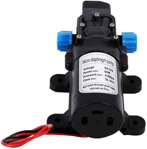 Pompa giardino Acqua DC 12V pompa autoadescante Alta Pressione membrana ad per Autolavaggio 115psi 5lpm Membrana Autoadescante Pompa Acqua per Camper Campeggio Barca Giardino Marino