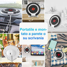 Carica l&#39;immagine nel visualizzatore di Gallery, Lettore CD, CD Player Bluetooth con Radio Altoparlanti HiFi Bianco