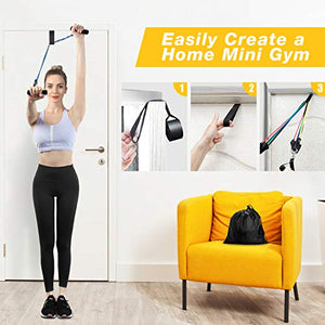 EgoIggo Set di Fasce Resistenza, 5 Bande Resistenza Fino a 150 lbs,...