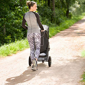 Hauck Rapid 3 Passeggino a 3 Ruote da 0 Mesi a 25 kg, Pieghevole, Nero