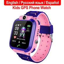 Carica l'immagine nel visualizzatore di Gallery, Smart Watch per bambini, Q12 Touch Smartwatch per ragazzi e ragazze, con fotocamera, supporto di posizionamento preciso, monitoraggio attività in standby lungo con frequenza cardiaca, orologi