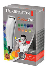 Carica l&#39;immagine nel visualizzatore di Gallery, Remington HC5035 Colour Cut Tagliacapelli 11 pettinini, forbici, pettine e...