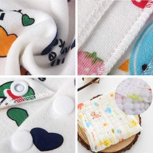 Carica l&#39;immagine nel visualizzatore di Gallery, Tomkity 14 Bavaglino Neonato Bavaglini Bandana Cotone 100% per 14 Pcs Neonata
