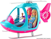 Carica l&#39;immagine nel visualizzatore di Gallery, Barbie FWY29 l&#39;Elicottero per Bambole, Rosa e Azzurro con Elica che Gira,... - Ilgrandebazar