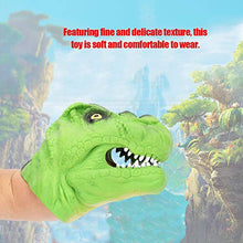 Carica l&#39;immagine nel visualizzatore di Gallery, Zerodis- Burattino di Mano Dinosauro, Alta Simulazione Cartoon Verde - Ilgrandebazar