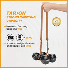 Carica l&#39;immagine nel visualizzatore di Gallery, TARION TNS-L2 Cinturino in Pelle per Fotocamera Tracolla pelle per...