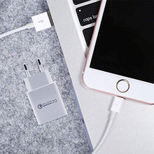Carica l'immagine nel visualizzatore di Gallery, BERLS Caricabatterie Quick Charge 3.0 (Carica Rapida 3A) + Cavo USB Type C... - Ilgrandebazar