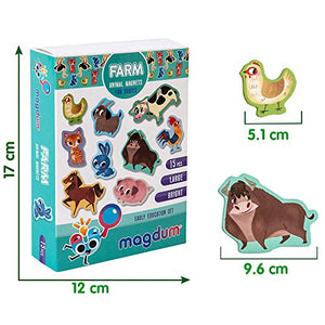 MAGDUM Calamite Bambini Animali Fattoria – Grandi calamite frigo bambini –... - Ilgrandebazar