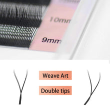Carica l&#39;immagine nel visualizzatore di Gallery, NAGARAKU YY Extension Ciglia Professionale Russian Volume 4D Eyelash Extensions Premade Fans 0.05mm D Curl 8-12mm Misto Lash Ciglia Estensioni Naturale 8-12mm 0.05 D