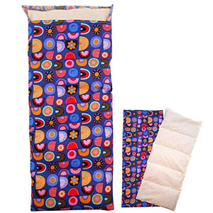Cuscino termico "CAROSELLO BLU" - con coperchio lavabile - 50 x 20 cm (XL) -... - Ilgrandebazar