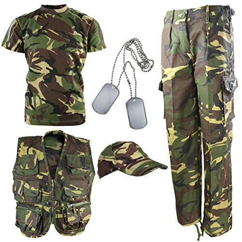 Kombat UK DPM, Pantaloni Bambino 9 - 10 anni, Camo - Ilgrandebazar
