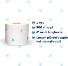 Carica l&#39;immagine nel visualizzatore di Gallery, Regina Rolls - Carta igienica (500 fogli per rotolo, 100% certificato FSC, 42 rotoli) Confezione da 42 Rotoli
