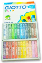Carica l&#39;immagine nel visualizzatore di Gallery, Giotto pastelli ad olio in astuccio da 24 colori