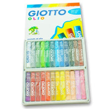 Carica l&#39;immagine nel visualizzatore di Gallery, Giotto pastelli ad olio in astuccio da 24 colori