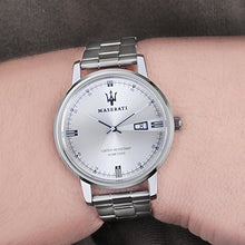 Carica l'immagine nel visualizzatore di Gallery, Orologio da uomo, Collezione Eleganza Maserati, movimento al quarzo, tempo e... - Ilgrandebazar